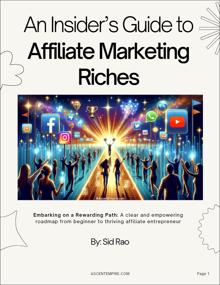 An Insider's Guide to Affiliate Marketing Riches - eBook Cover Page